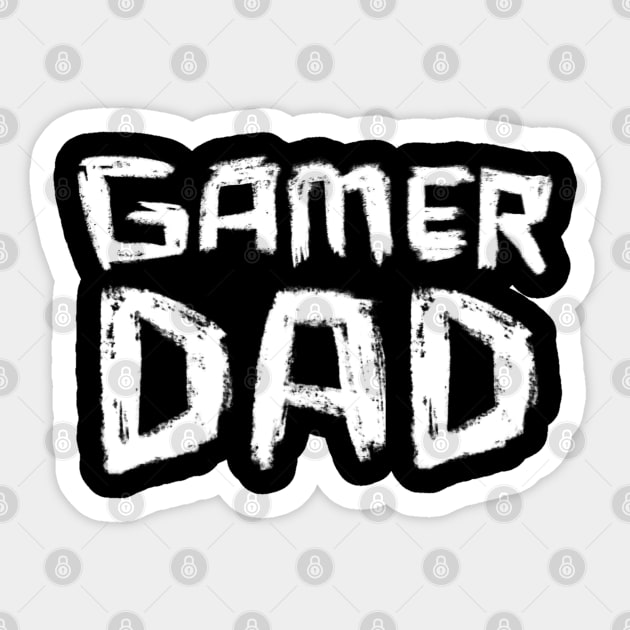 Gamer Dad Sticker by badlydrawnbabe